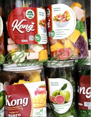 Мармелад в банке КОНГ в асс. (0,5кг)