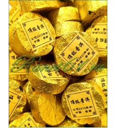 Чай Шу пуэр прессованный "Золотой медальон" (Премиум) : (15шт)